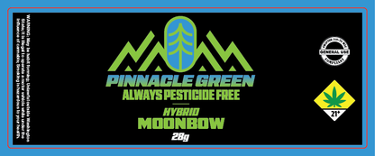 Pinnacle Green Jar Label 28g