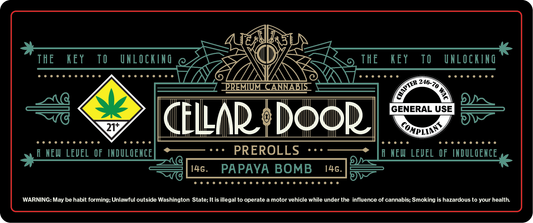 Cellar Door 14g Preroll Labels