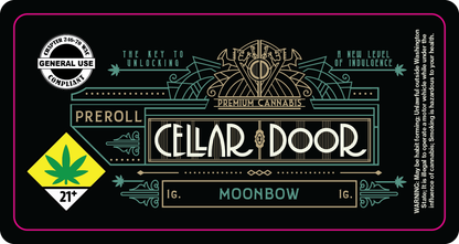 Cellar Door 1g Preroll Labels