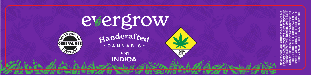 Evergrow 3.5g Flower Labels