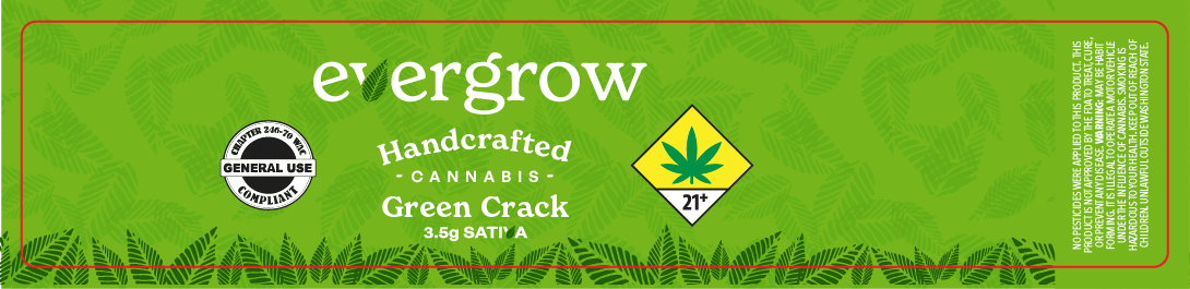 Evergrow 3.5g Flower Labels