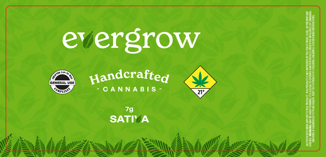 Evergrow 7g Flower Labels