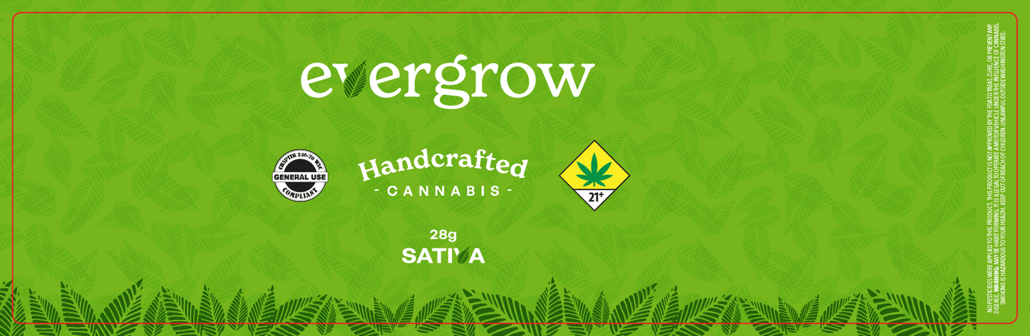 Evergrow 28g Flower Labels