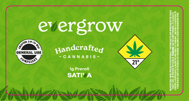 Evergrow Prerolls 1g