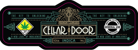 Cellar Door Jar Label 14g