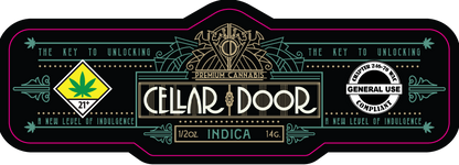 Cellar Door Jar Label 14g