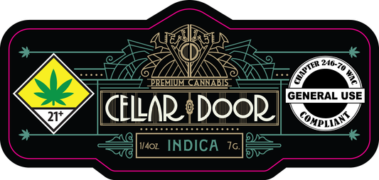 Cellar Door Jar Label 7g