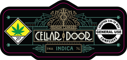 Cellar Door Jar Label 7g