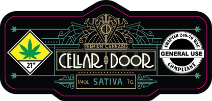 Cellar Door Jar Label 7g