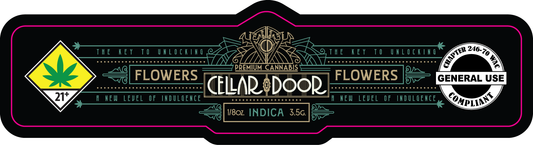 Cellar Door Jar Label 3.5g