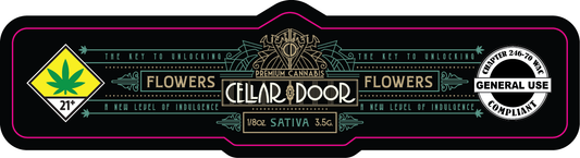 Cellar Door Jar Label 3.5g