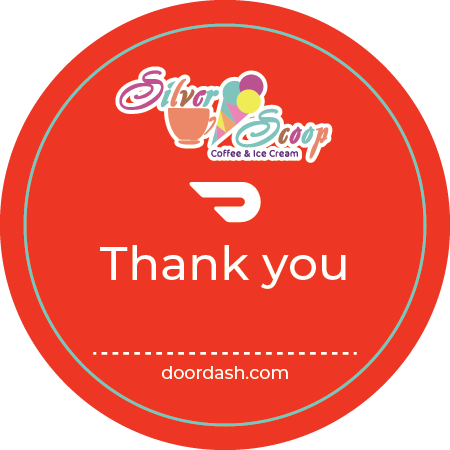 2in Round Doordash Logo Stickers
