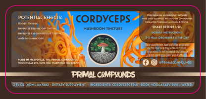 Primal Compounds 2oz Tincture Labels