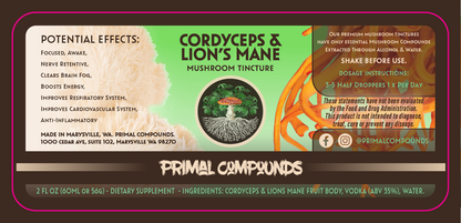 Primal Compounds 2oz Tincture Labels
