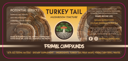 Primal Compounds 4oz Tincture Labels