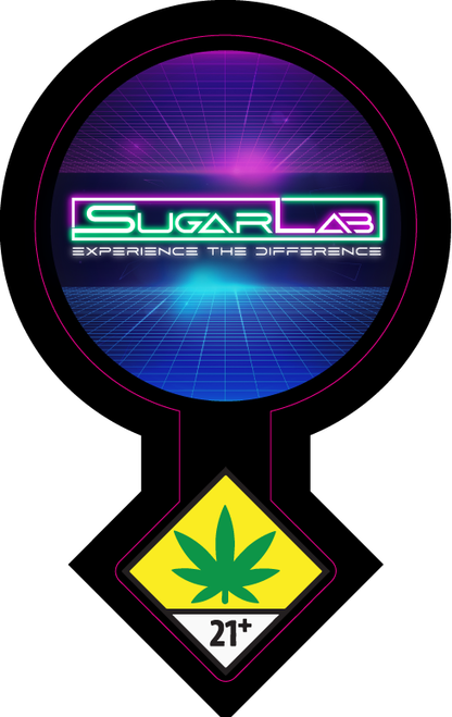 Sugar Lab Jar Lid 21+ Label