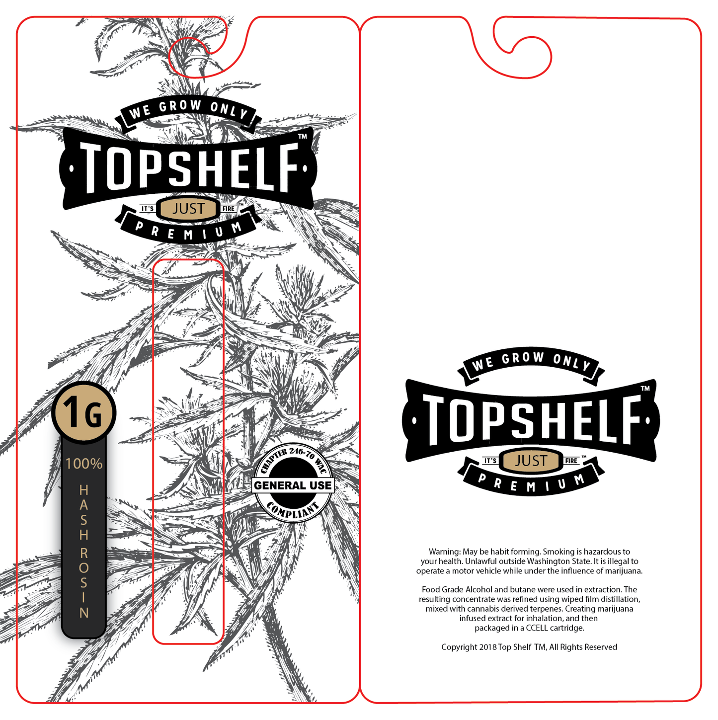 Top Shelf Hash Rosin Vape