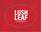 Lush Leaf Cannabis Oval Logo Sticker