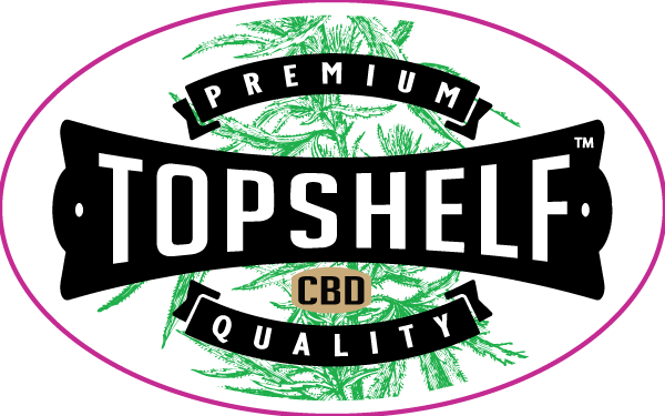 Top Shelf Oval Stickers