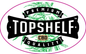 Top Shelf Oval Stickers