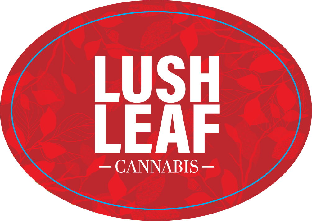 Lush Leaf Cannabis Large Logo Sticker