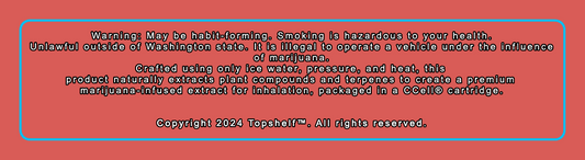Top Shelf Disclosure Sticker