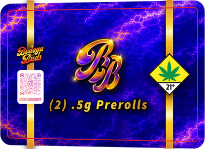 Bodega Buds 2x0.5g Joint Tube Labels
