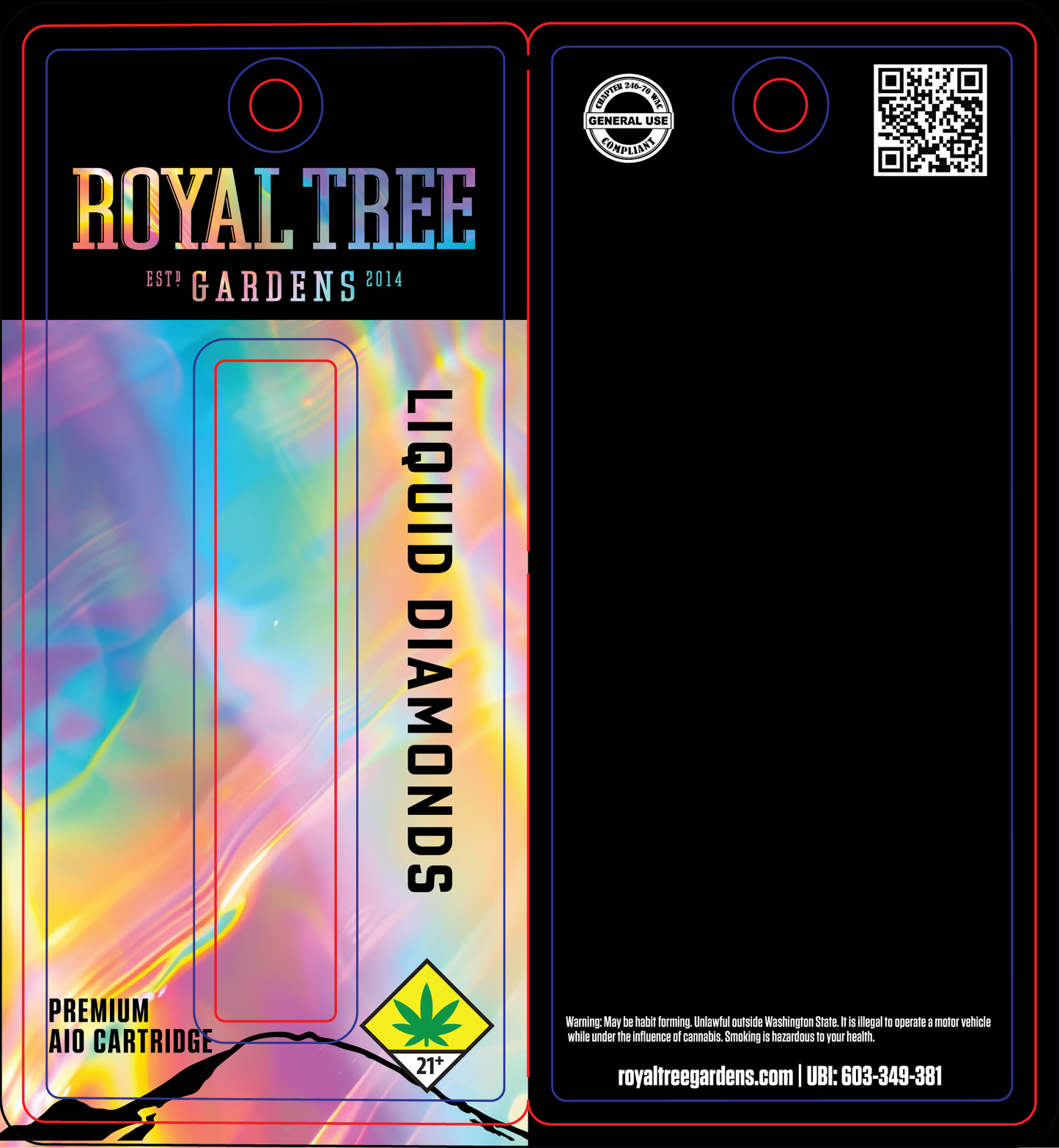 Royal Tree Liquid Diamonds Leefy Dispoable