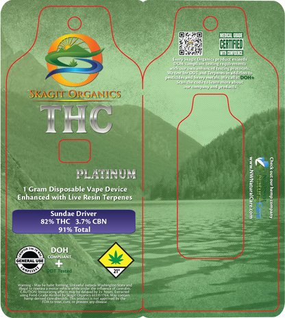 Skagit Organics THC Glo Pod