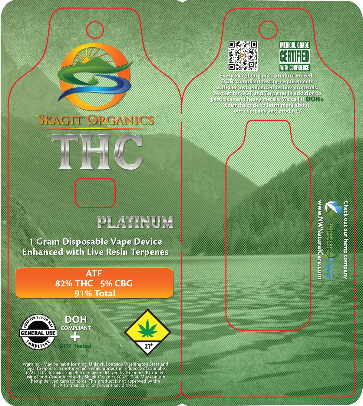 Skagit Organics THC Glo Pod