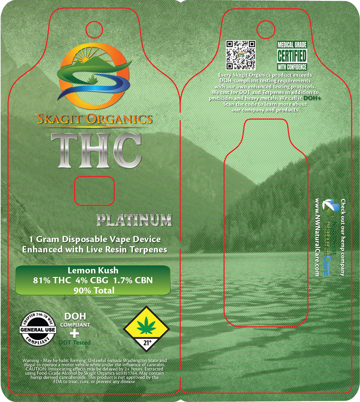 Skagit Organics THC Glo Pod