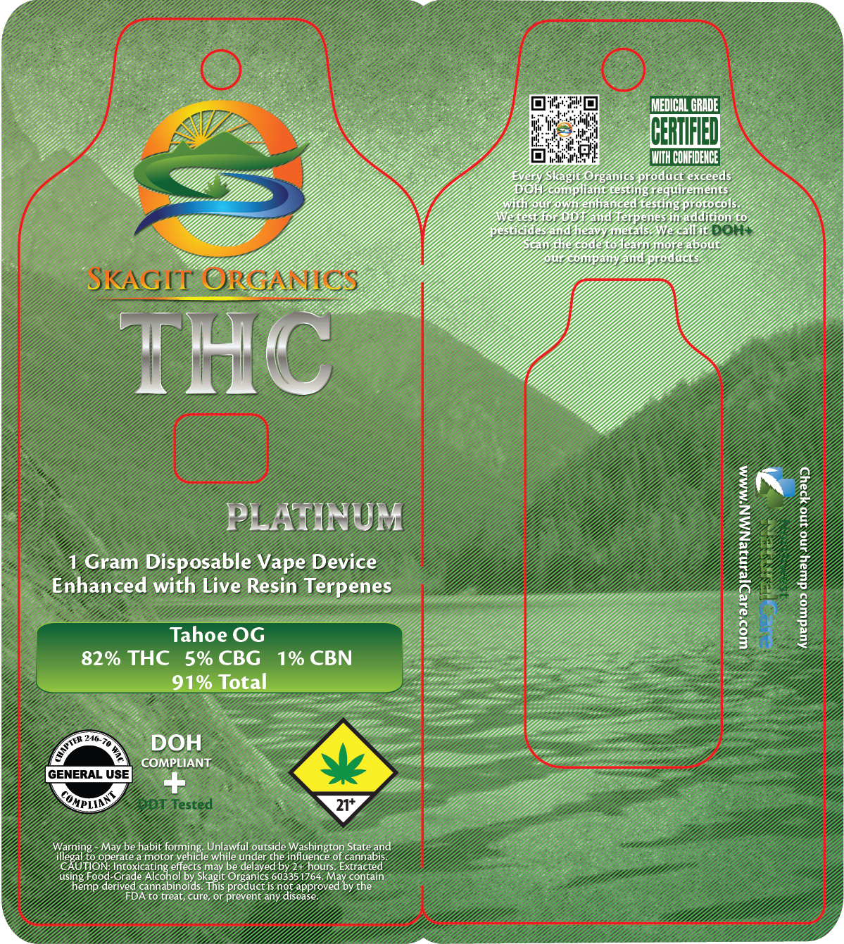 Skagit Organics THC Glo Pod
