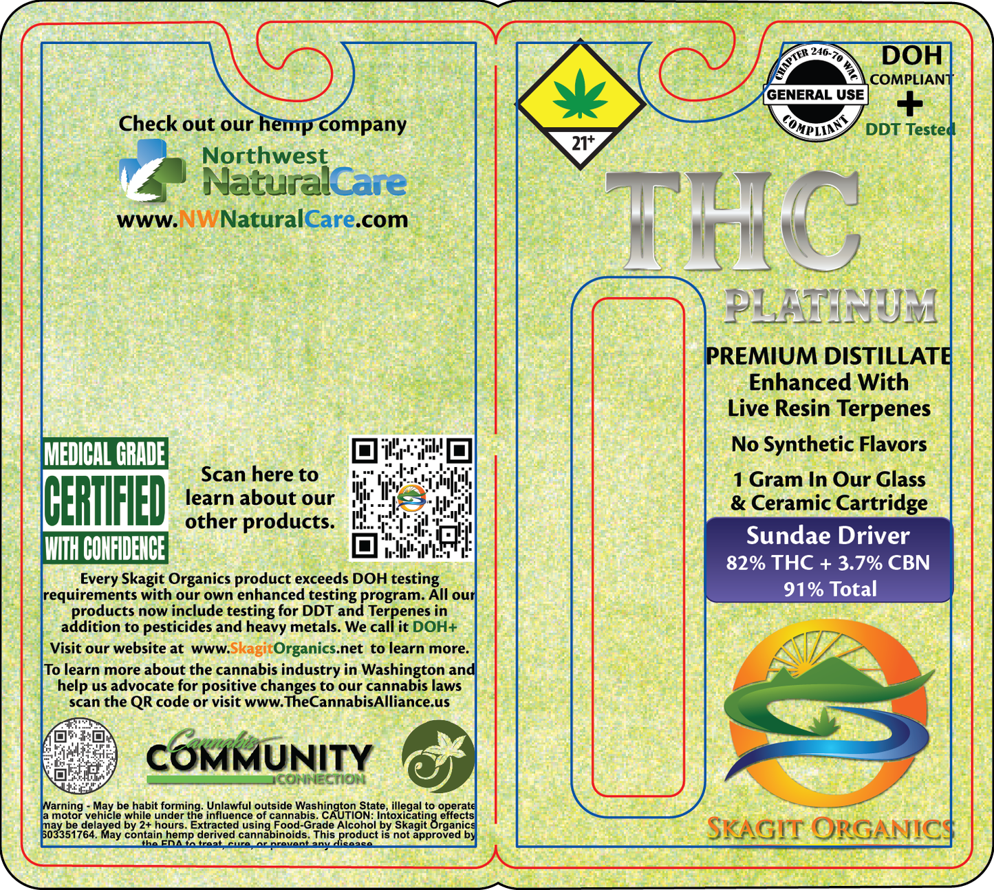 Skagit Organics THC Vape