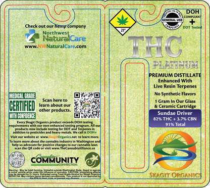 Skagit Organics THC Vape