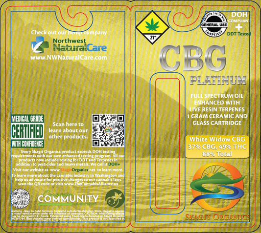 Skagit Organics CBG Vape