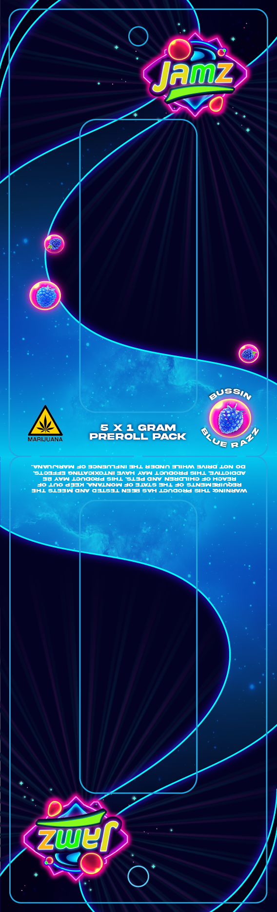 Jamz 5 Pack 1G Prerolls
