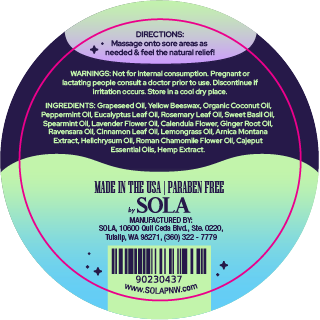 Round Tin 2oz Label