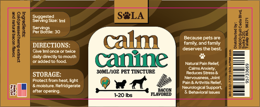 Tincture Label