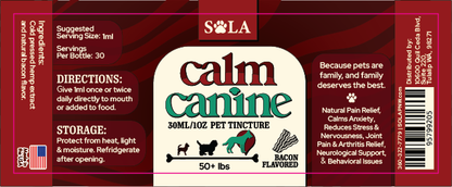 Tincture Label