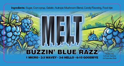 Melt Gummies 4x2 Label