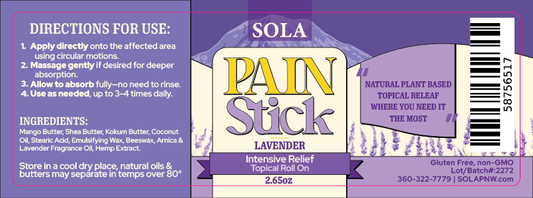 Roll-on Stick 2.65oz Label