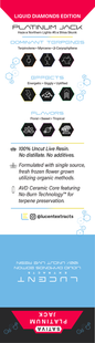 Lucent Live Resin Liquid Diamonds Vape Label