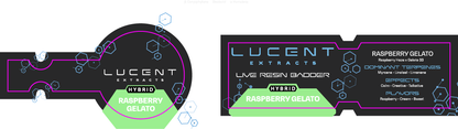 Lucent Dab Jar & Box Label