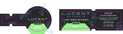 Lucent Dab Jar & Box Label