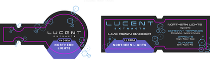 Lucent Dab Jar & Box Label