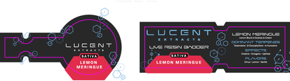 Lucent Dab Jar & Box Label