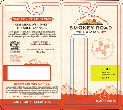 Smokey Road Farms Live Resin Vape (NM)