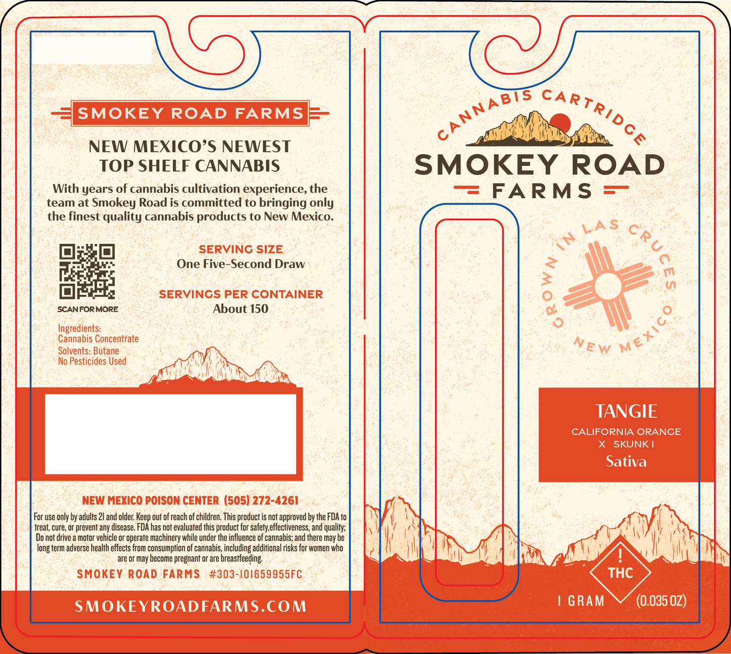 Smokey Road Farms Live Resin Vape (NM)