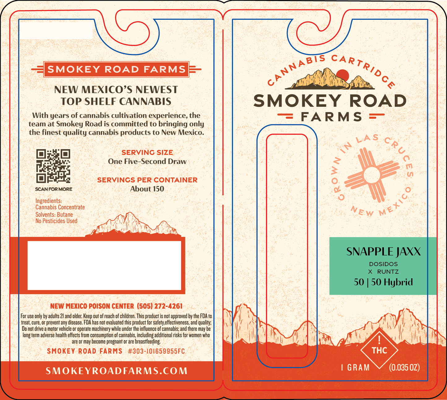 Smokey Road Farms Live Resin Vape (NM)