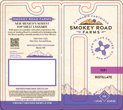 Smokey Road Farms Distillate Vape (NM)